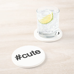 Hashtag # Cute Coaster