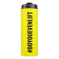 Hashtag Do You Even Lift Yellow Black Slogan