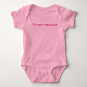 Hashtag future programmer baby bodysuit