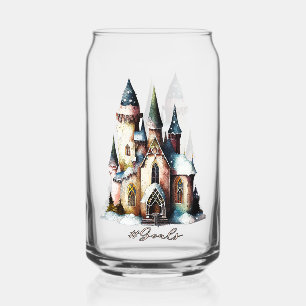 Hashtag Goals - Fairy Princess Fantasy Castle Can Glass