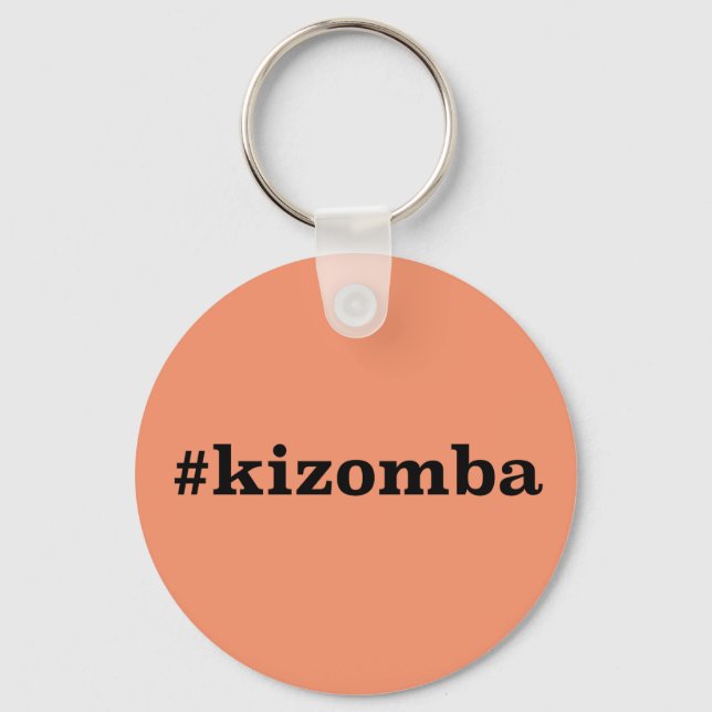 Hashtag Kizomba Key Ring (Front)