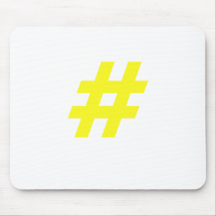 Hashtag Mouse Pad