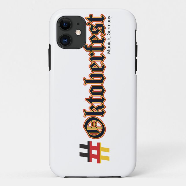 Hashtag Oktoberfest Case-Mate iPhone Case (Back)