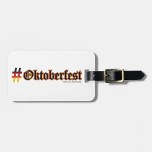 Hashtag Oktoberfest Luggage Tag