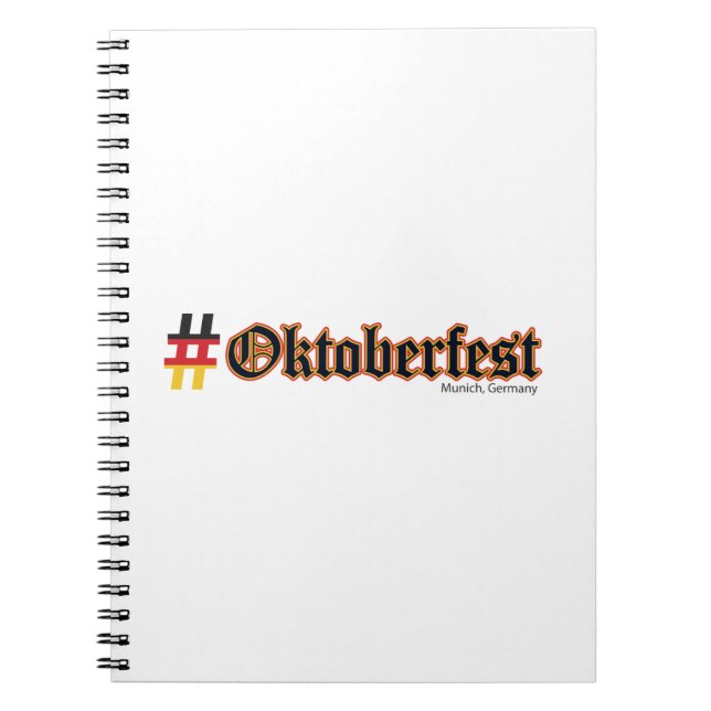 Hashtag Oktoberfest Notebook (Front)