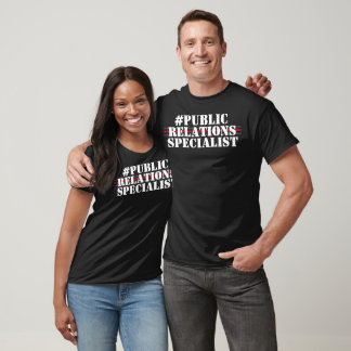 Hashtag Public Relations Specialist Personalised T-Shirt