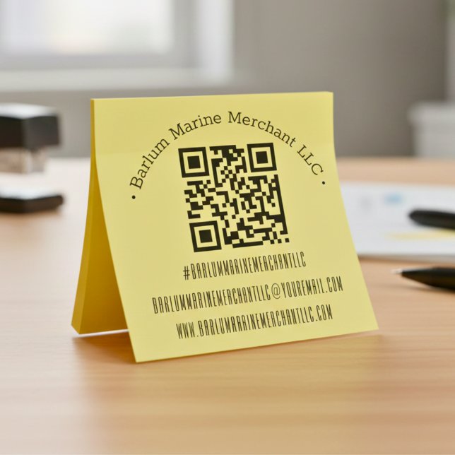 Hashtag QR Code Address Self-Inking Rubber Stamp (Hashtag QR Code Address Self-Inking Rubber Stamp)