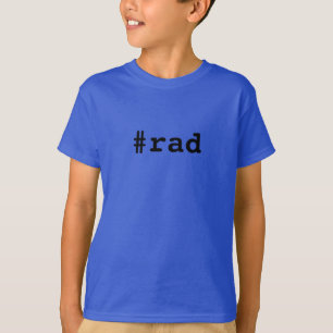 Hashtag Rad Kids Raglan 3/4 Sleeve Shirt