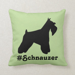 Hashtag Schnauzer Pillow