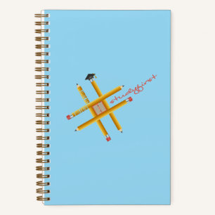 Hashtag Study First Write a Better Life Story Notebook