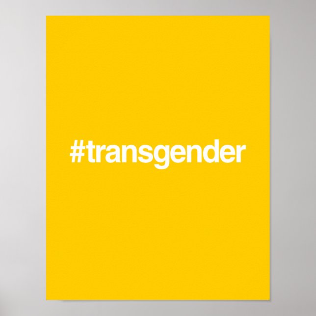 HASHTAG TRANSGENDER POSTER (Front)