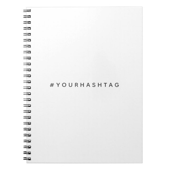 Hashtag | Your Modern Trending Social Media # Notebook (Front)
