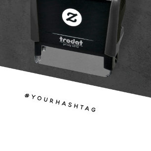 Hashtag Your Modern Trending Social Media # Self-inking Stamp