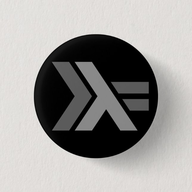 Haskell Thompson-Wheeler logo 3 Cm Round Badge (Front)