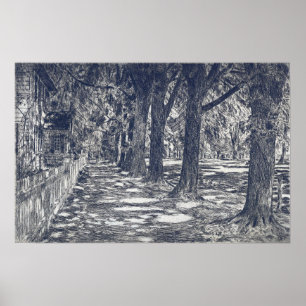 Hassam - Easthampton Poster