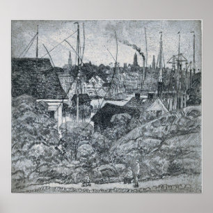 Hassam - Harbour Of One Thousand Masts Poster