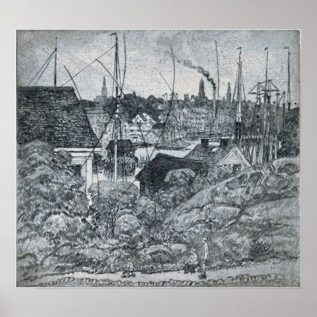 Hassam - Harbour Of One Thousand Masts Poster (Front)