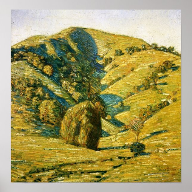 Hassam - Hill Of The Sun, San Anselmo, California, Poster (Front)