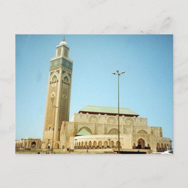 hassan casablanca mosque postcard (Front)