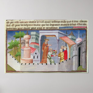 Hassan i Sabbah leading the initiations Poster