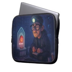 Hast du schon neu gestartet? laptop sleeve