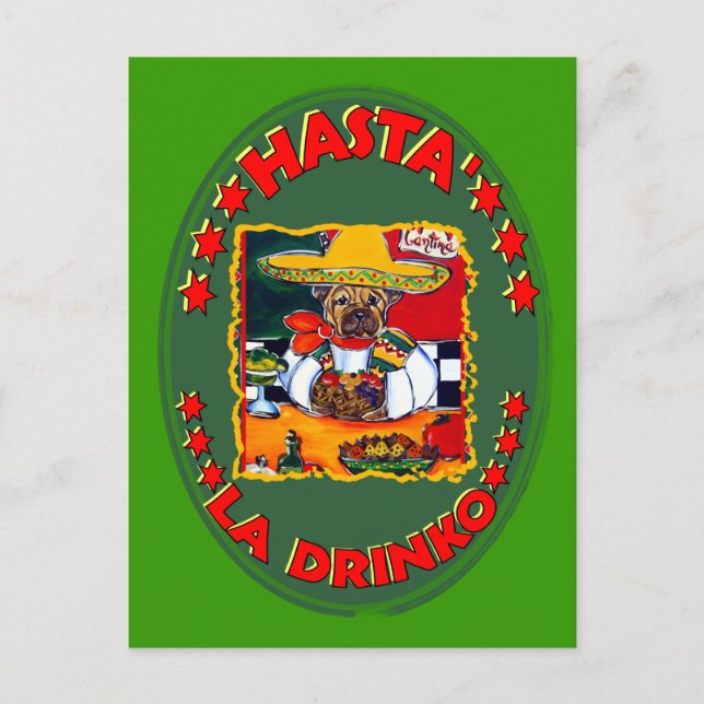 HASTA EL DRINKO POSTCARD (Front)