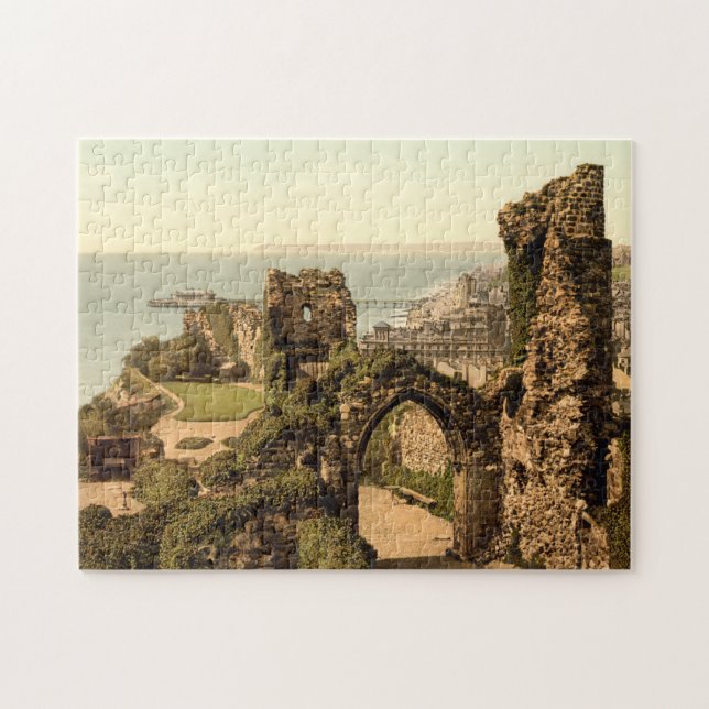 Hastings Castle, Hastings, Sussex, England Jigsaw Puzzle (Horizontal)