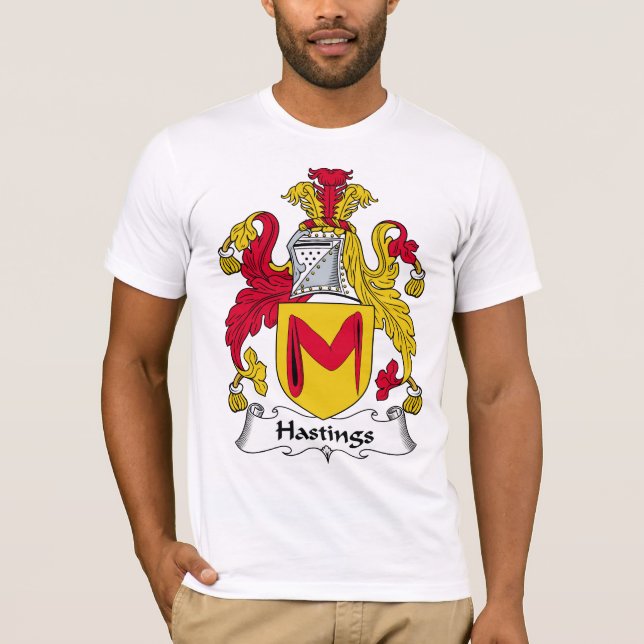 Hastings Family Crest T-Shirt (Front)