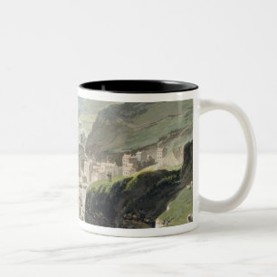 Hastings, from the East Cliff, from 'A Voyage Arou Two-Tone Coffee Mug