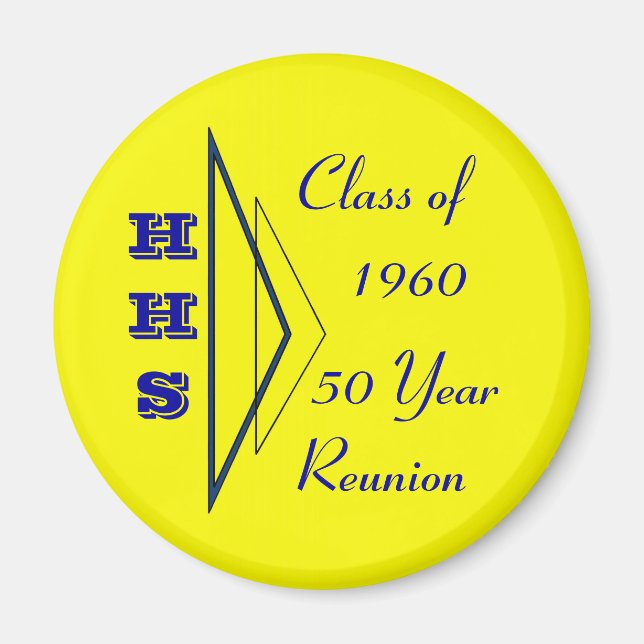 Hastings High school class of 1960 Magnet (Front)
