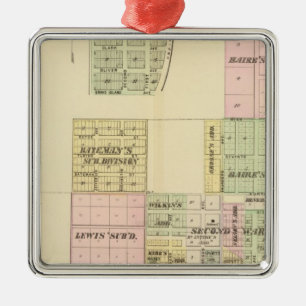 Hastings, Nebraska Metal Ornament