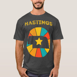 Hastings Nebraska Vintage Distressed Souvenir 1 T-Shirt