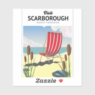 Hastings North Yorkshire seaside poster.