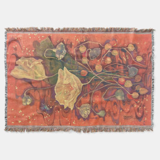 Hasuha no Yume: Dream of the Fading Lotus Throw Blanket