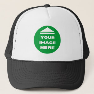 Hat - Add Your Image - Black - Personalised