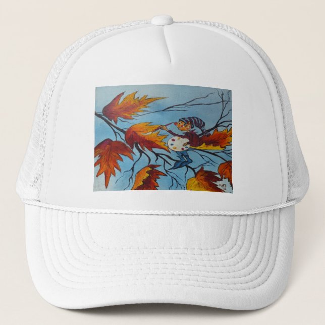 Hat Ann Hayes Painting Pixie Painting (Front)