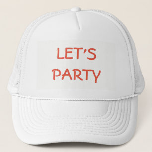 HAT BASEBALL CUSTOMIZE W/NAME LET'S PARTY