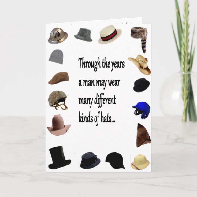 HAT BIRTHDAY CARD (Front)
