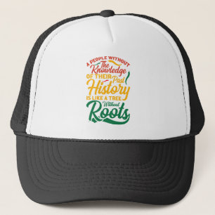 Hat-Black History Month Trucker Cap  