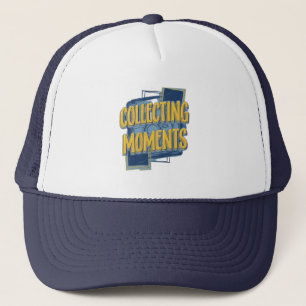 Hat Collecting Moments Not Things Vintage Typograp