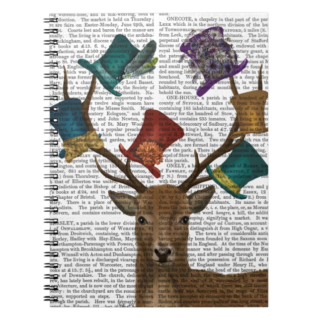 Hat Collector Deer Notebook (Front)