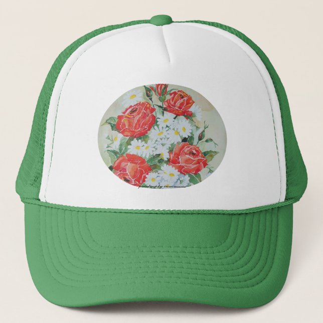 Hat Daisies and Roses (Front)