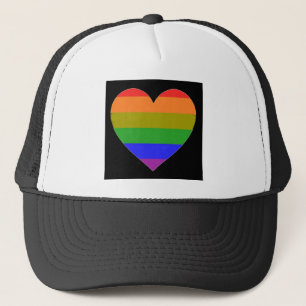 Hat Diamond Rainbow Heart