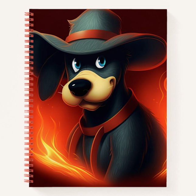 Hat Dog Notebook (Front)