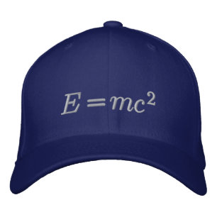 Hat: Einstein, ash thread Embroidered Hat