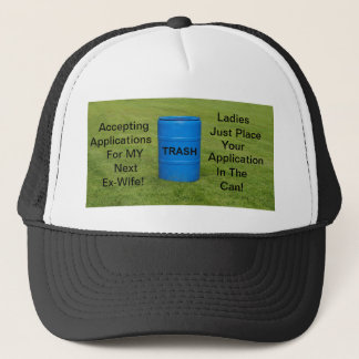 Hat/ Ex-wife humour Trucker Hat