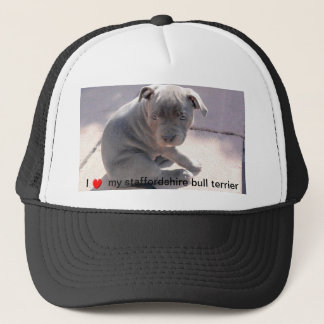 Hat for all staffordshire bull terrier lovers