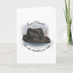 Hat for Leonard 1 Thank You Card
