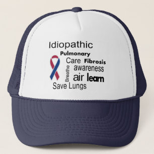 Hat for Pulmonary Fibrosis Disease Awareness