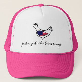 Hat Girl who loves wings